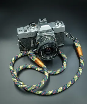 Tartan Blue/Green/Yellow Camera Strap