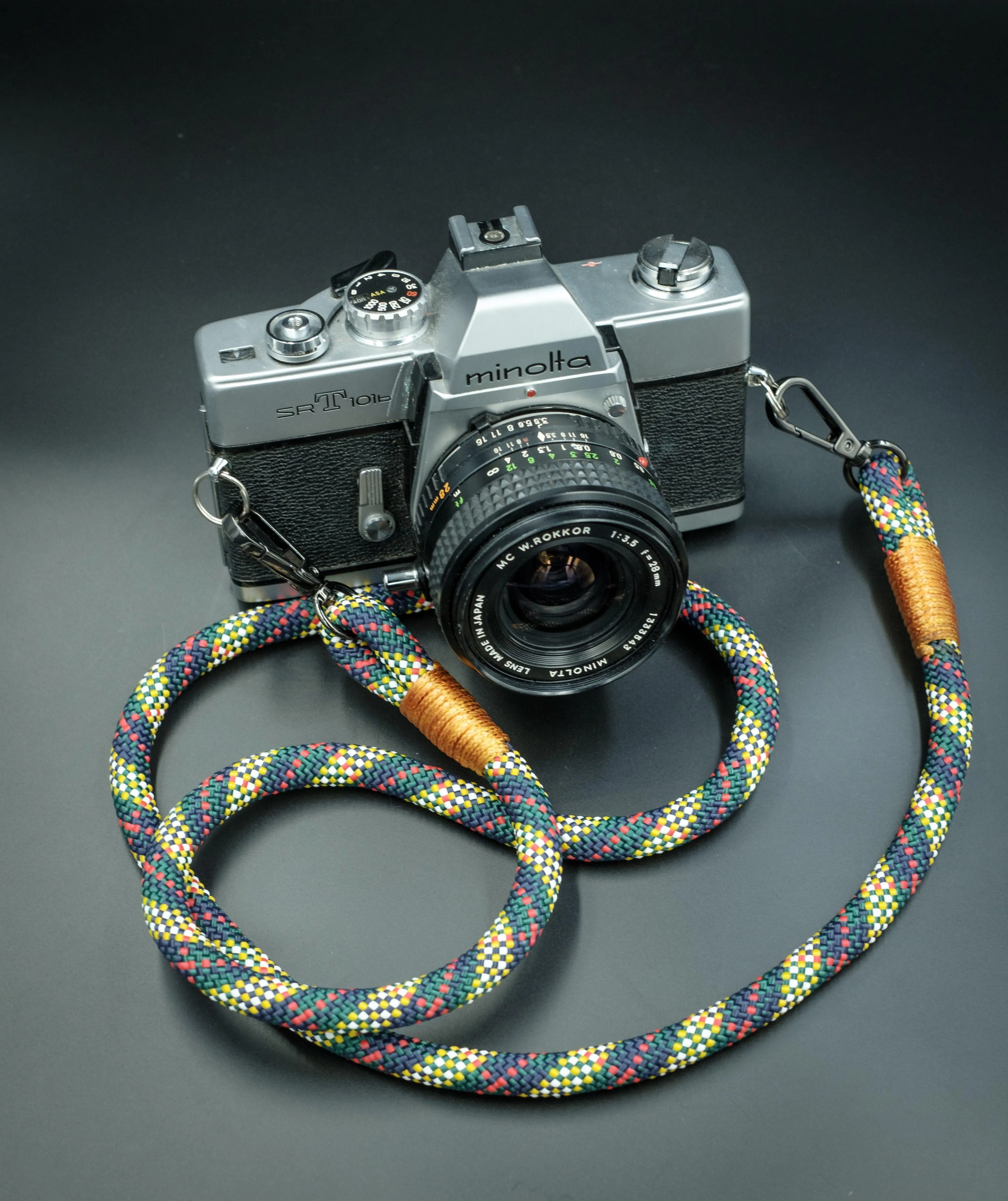 Tartan Blue/Green/Yellow Camera Strap