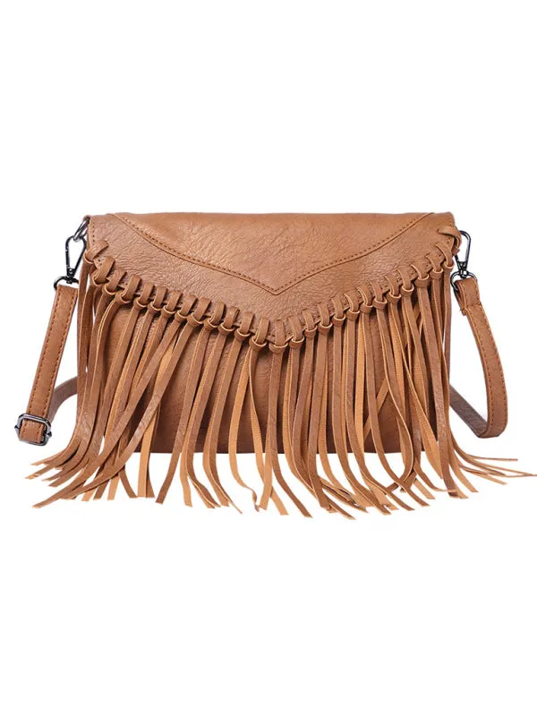 TEEK - Envelope Tassel Shoulder Messenger Bag