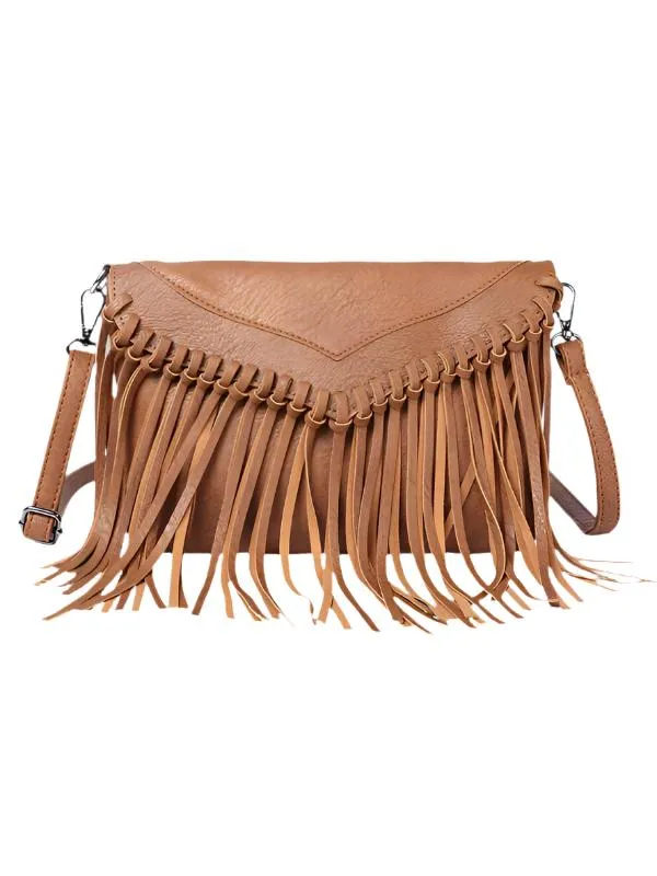 TEEK - Envelope Tassel Shoulder Messenger Bag