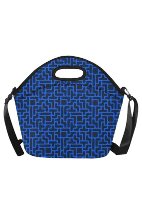 Tetromino Neoprene Lunch Bag/Large (Model 1669)