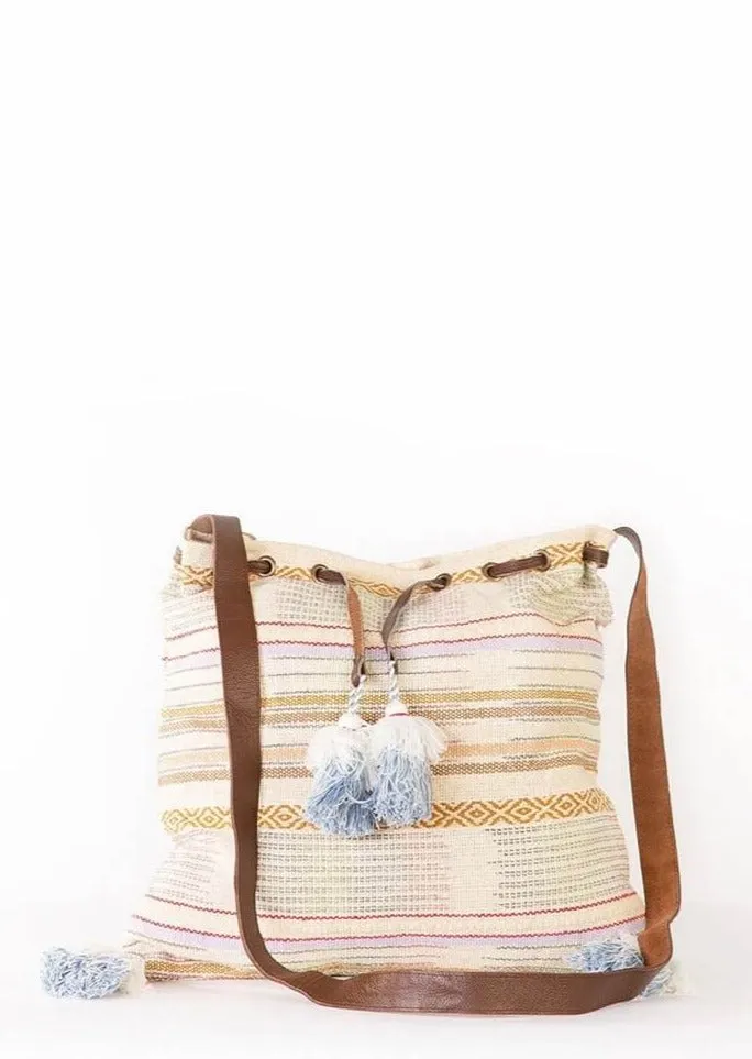 The Wanderer Bohemian Drawstring Tote Bag