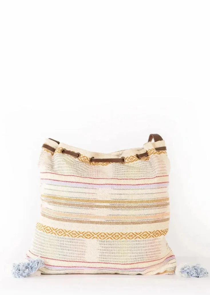 The Wanderer Bohemian Drawstring Tote Bag