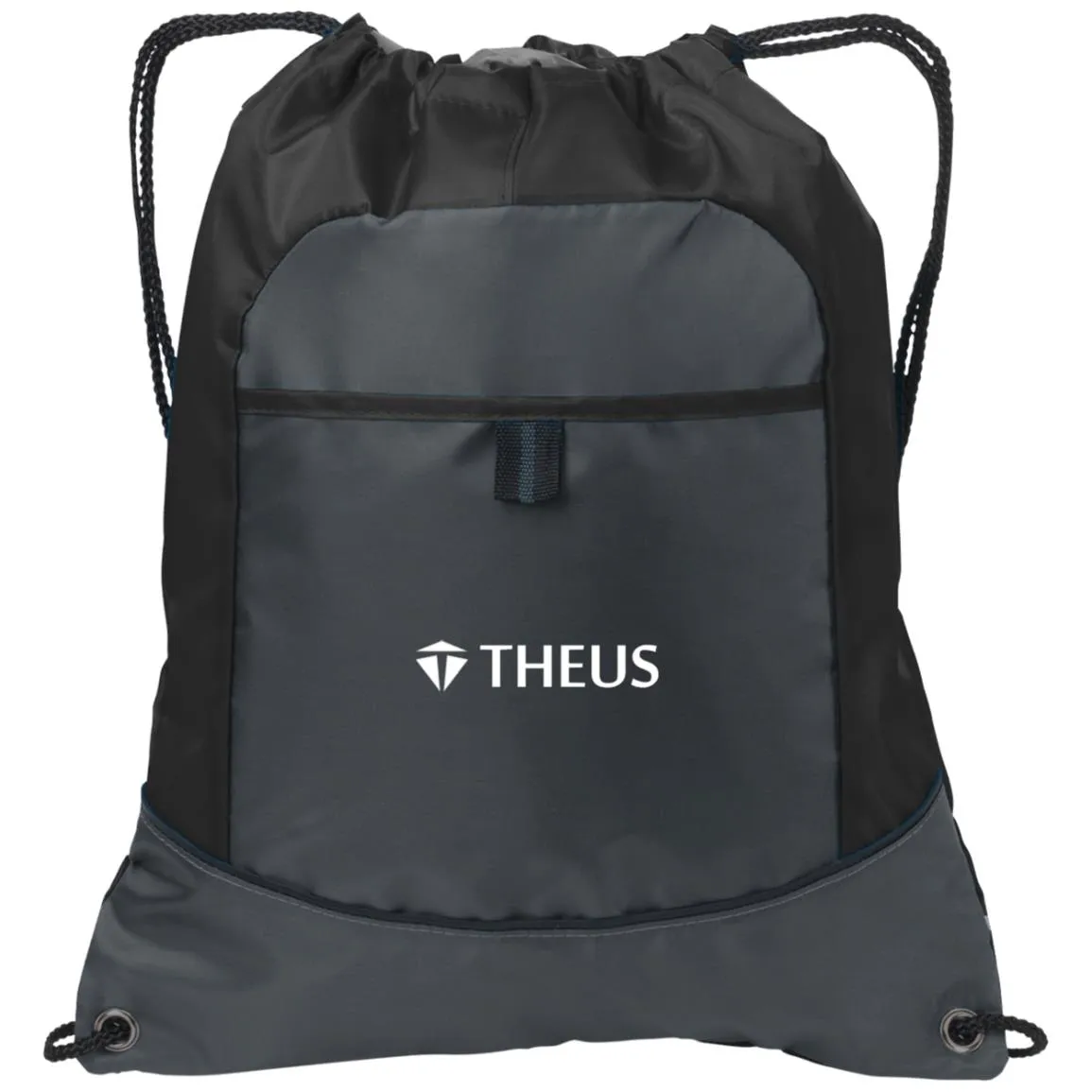 THEUS Pocket Cinch Pack White Logo