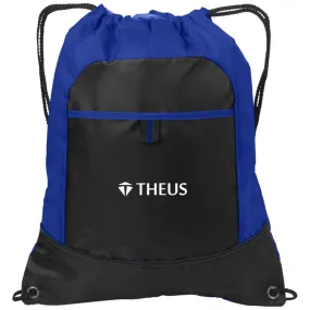 THEUS Pocket Cinch Pack White Logo