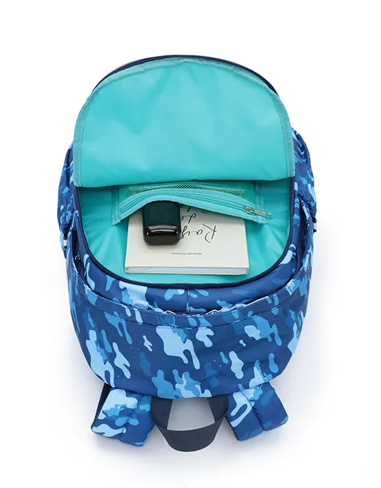 Tosca - TCA948 Camo Kids backpack - Navy