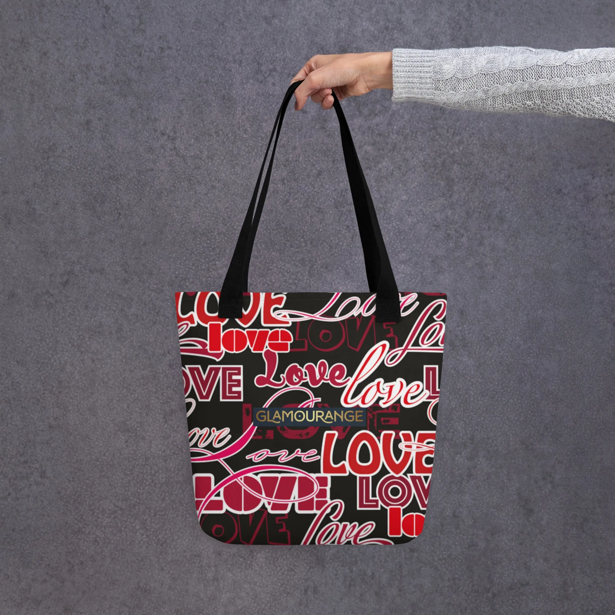 Tote Bag Women Designer (Love Pattern 001)