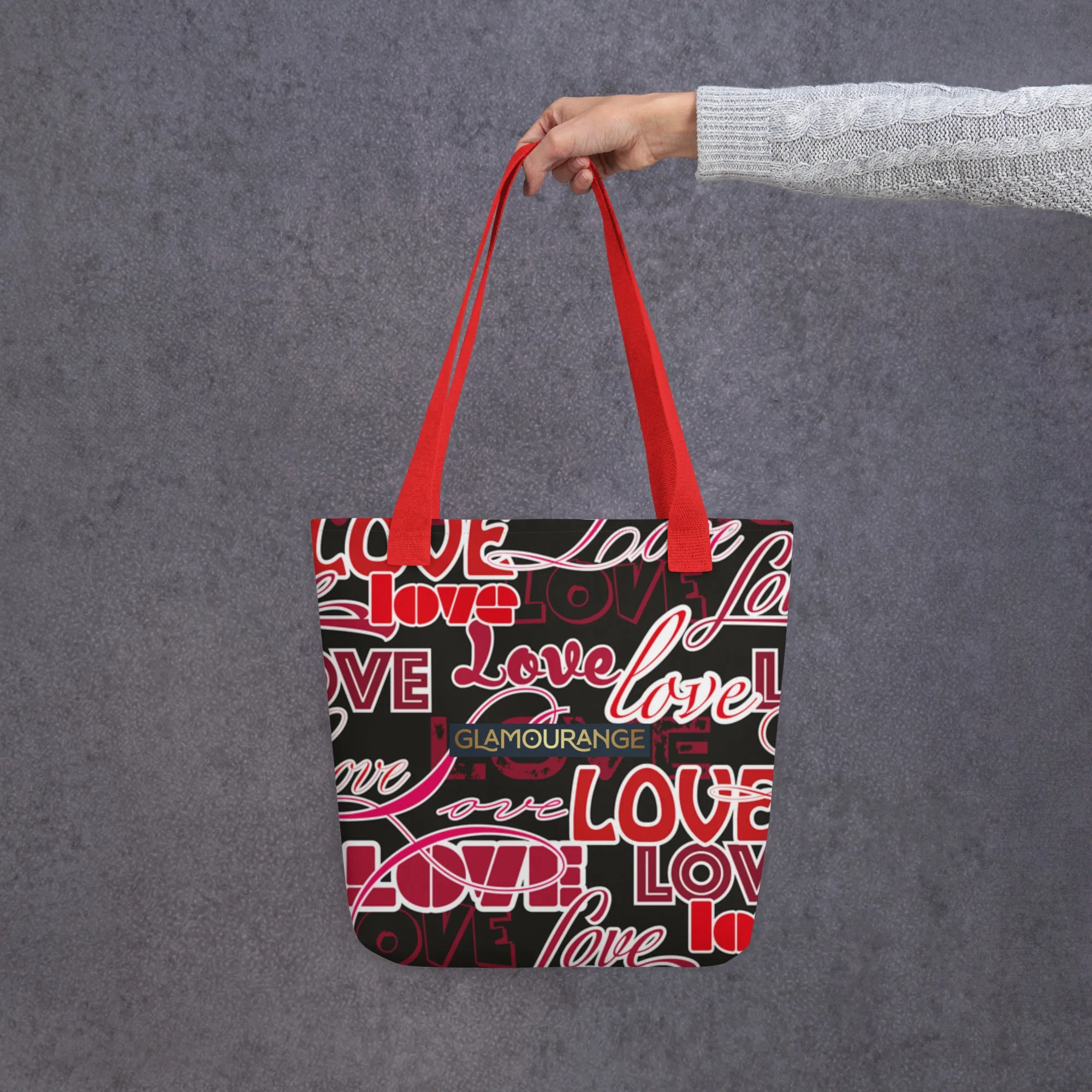 Tote Bag Women Designer (Love Pattern 001)