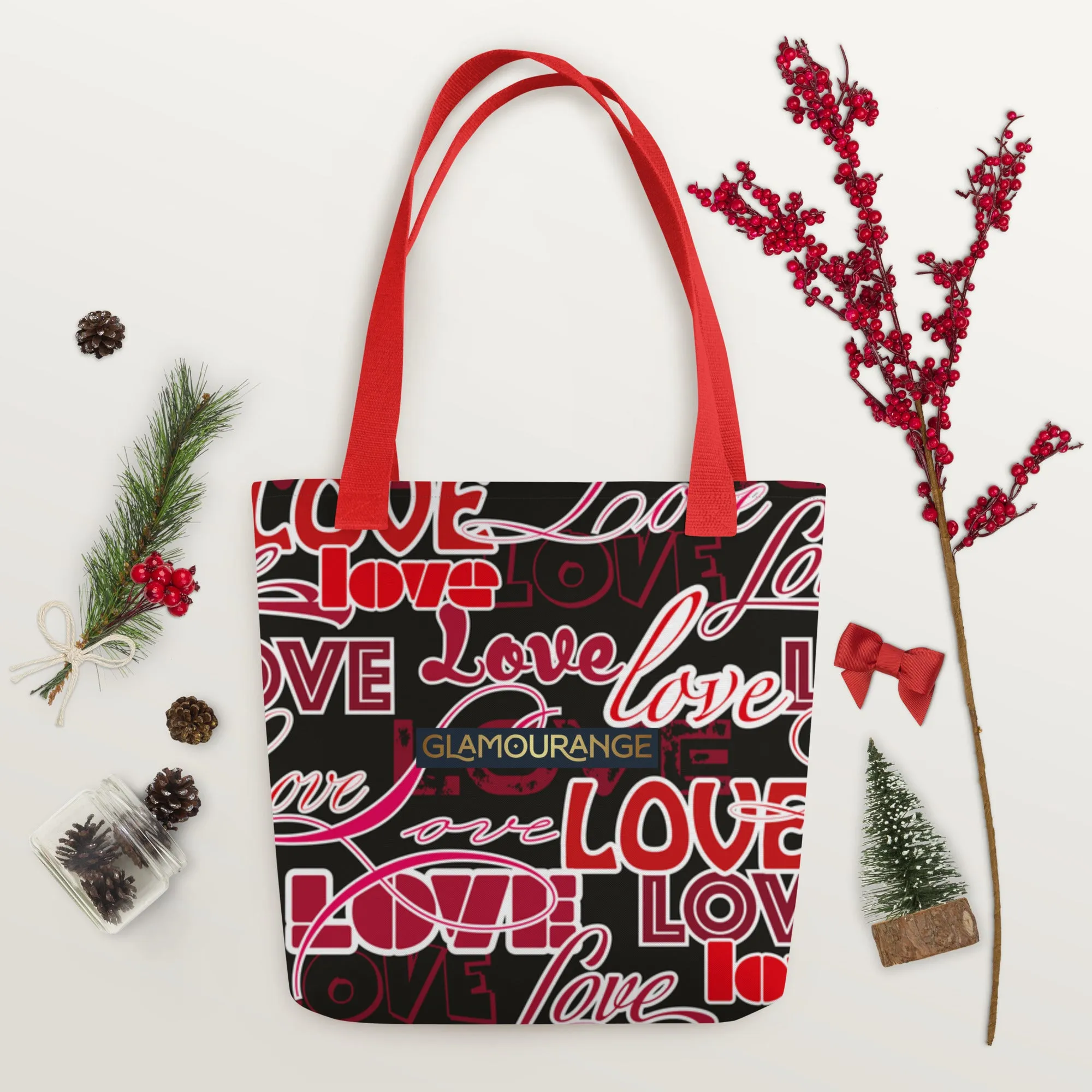 Tote Bag Women Designer (Love Pattern 001)