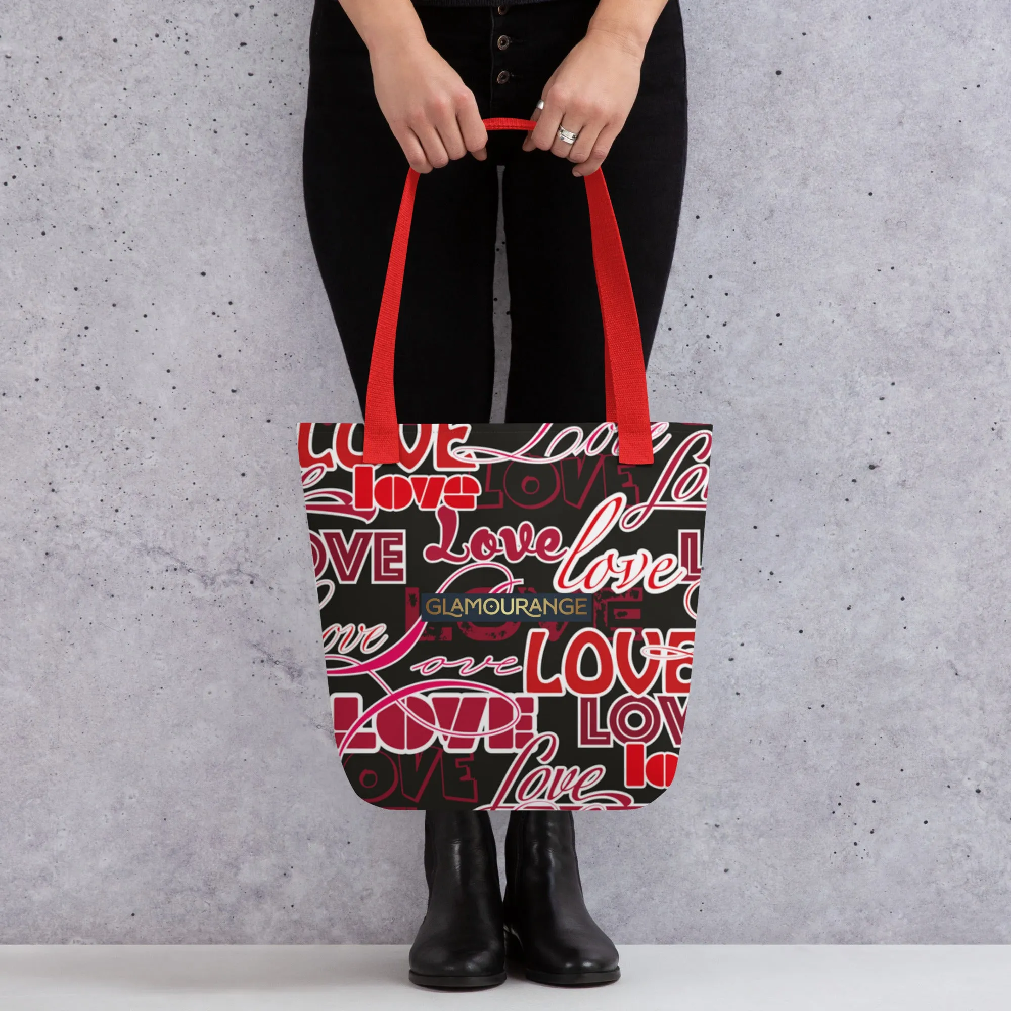 Tote Bag Women Designer (Love Pattern 001)