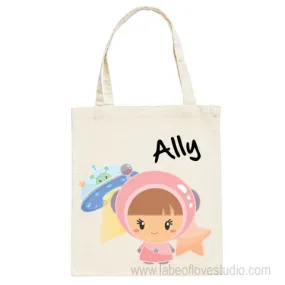 Tote: Lil Miss Astronaut