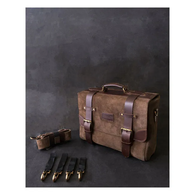 TRIP MACHINE WARRIOR SADDLEBAG - TOBACCO BROWN