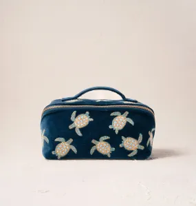 Turtle Conservation Open Flat Makeup Bag