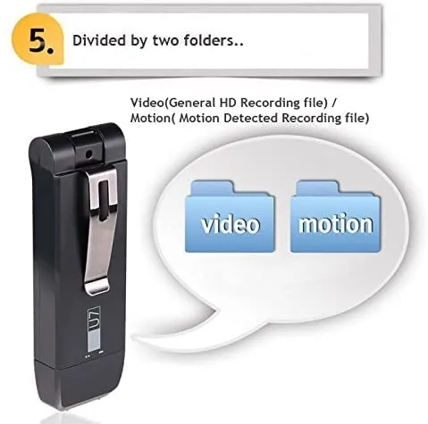 USB Mini Camera Audio Recorder 10hrs Battery Use