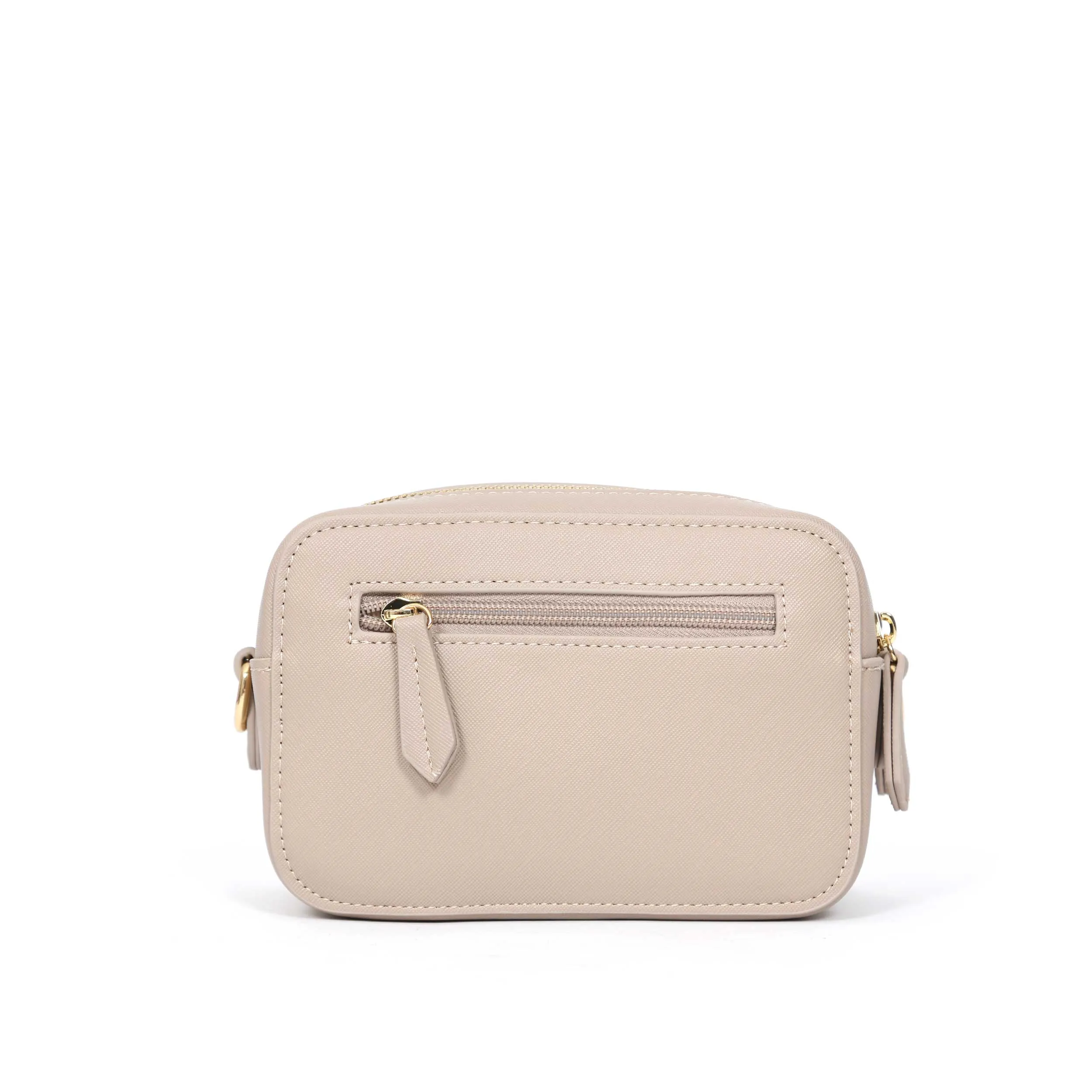 Valentino Bags Zero RE Camera Bag in Beige