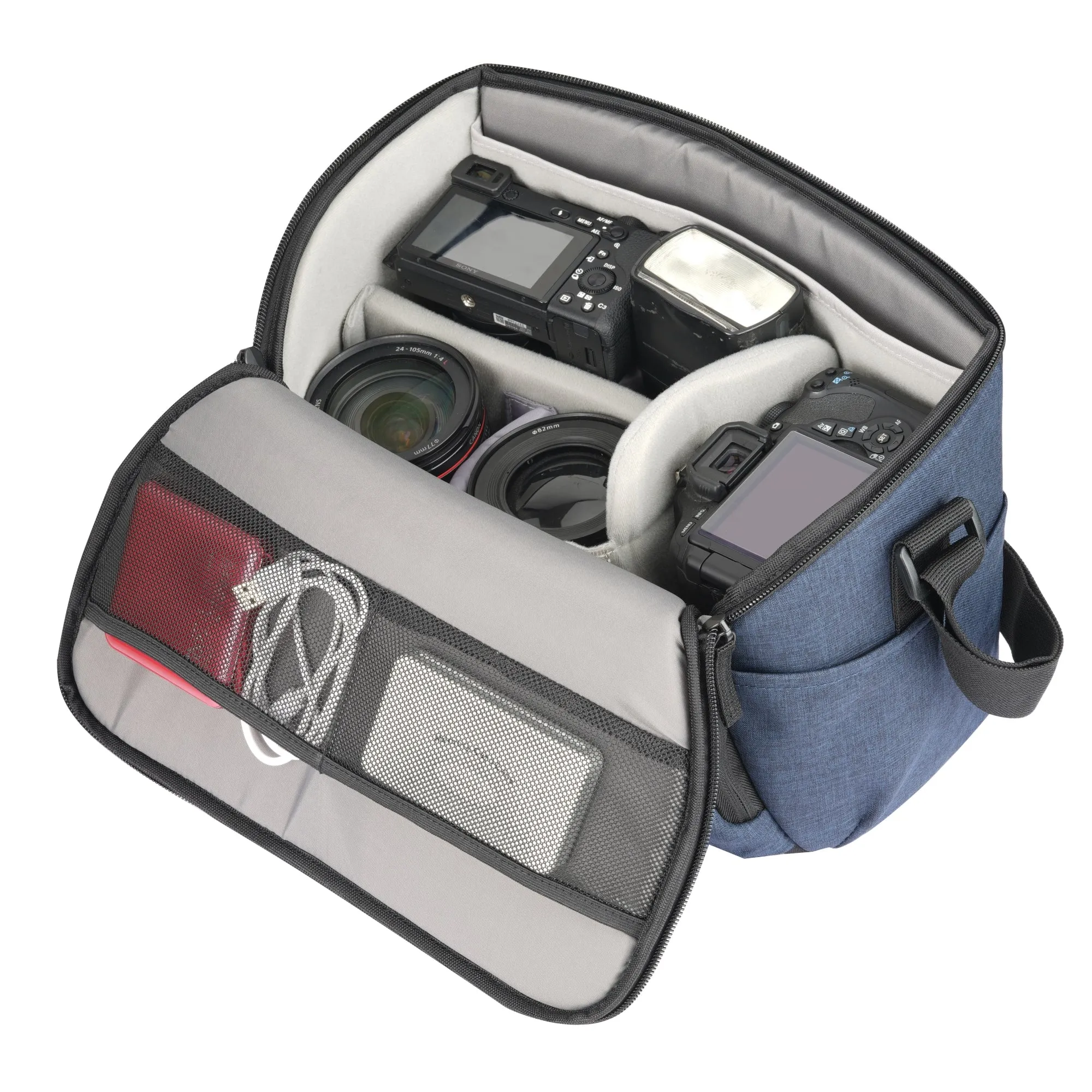 VESTA Aspire 30 NV 11 Litre Wide Shoulder Bag - Blue