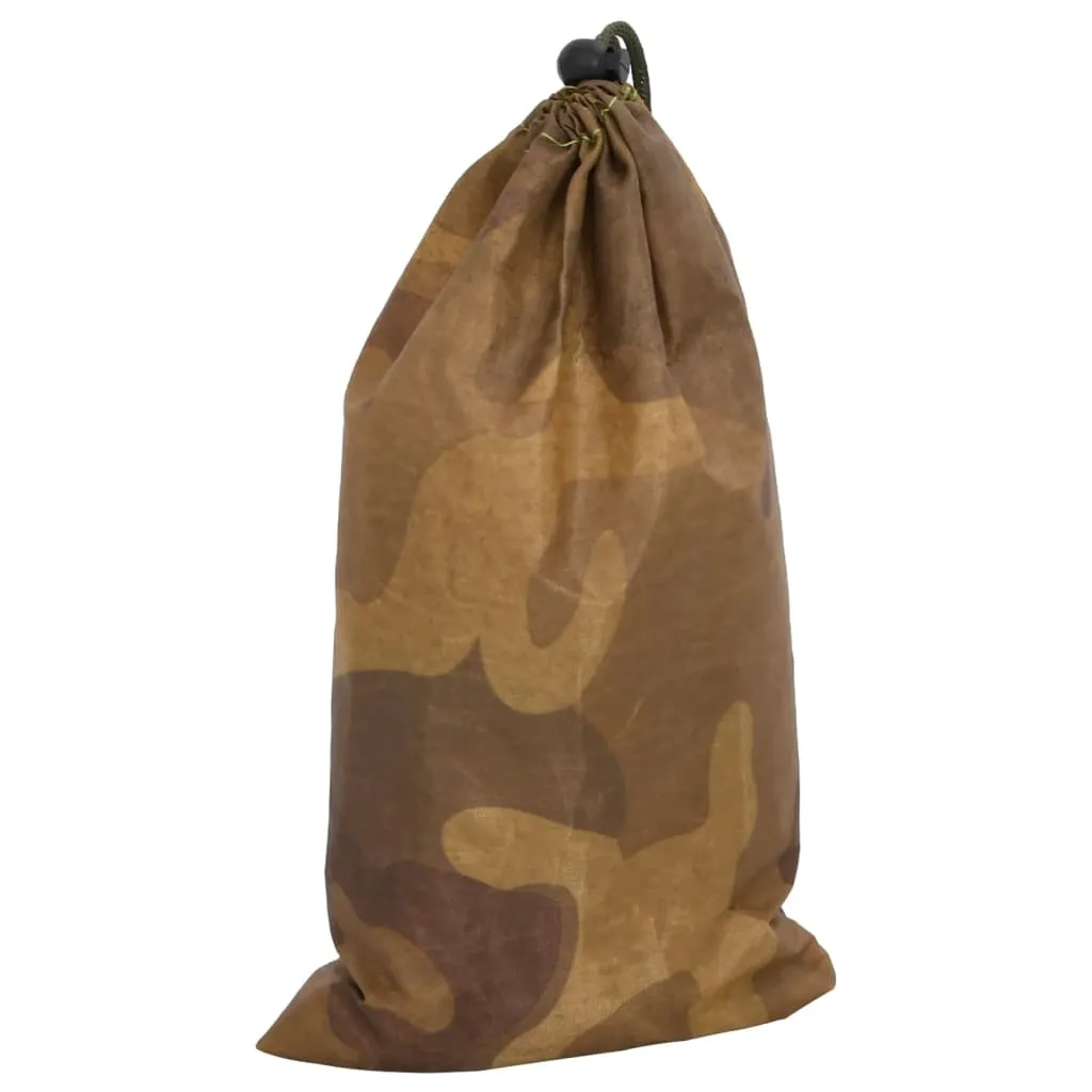 vidaXL Camouflage Net with Storage Bag 521x493 cm Sand