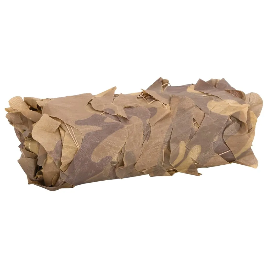 vidaXL Camouflage Net with Storage Bag 521x493 cm Sand