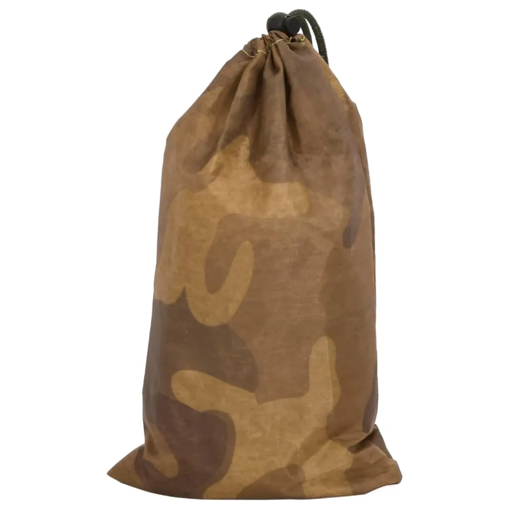 vidaXL Camouflage Net with Storage Bag 521x493 cm Sand