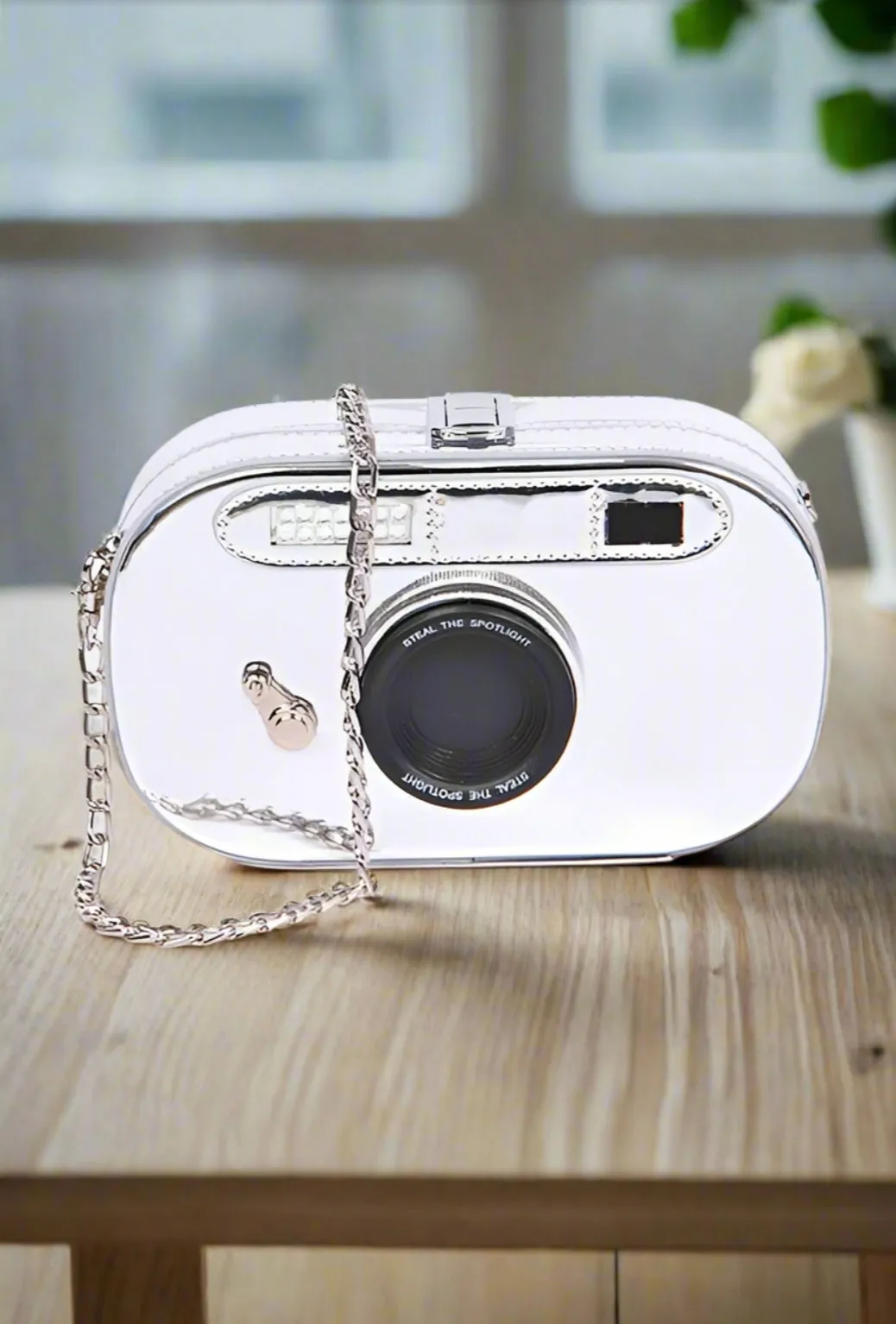 Vintage Camera Iconic Retro Purse Convertible Clutch Crossbody Novelty Bag