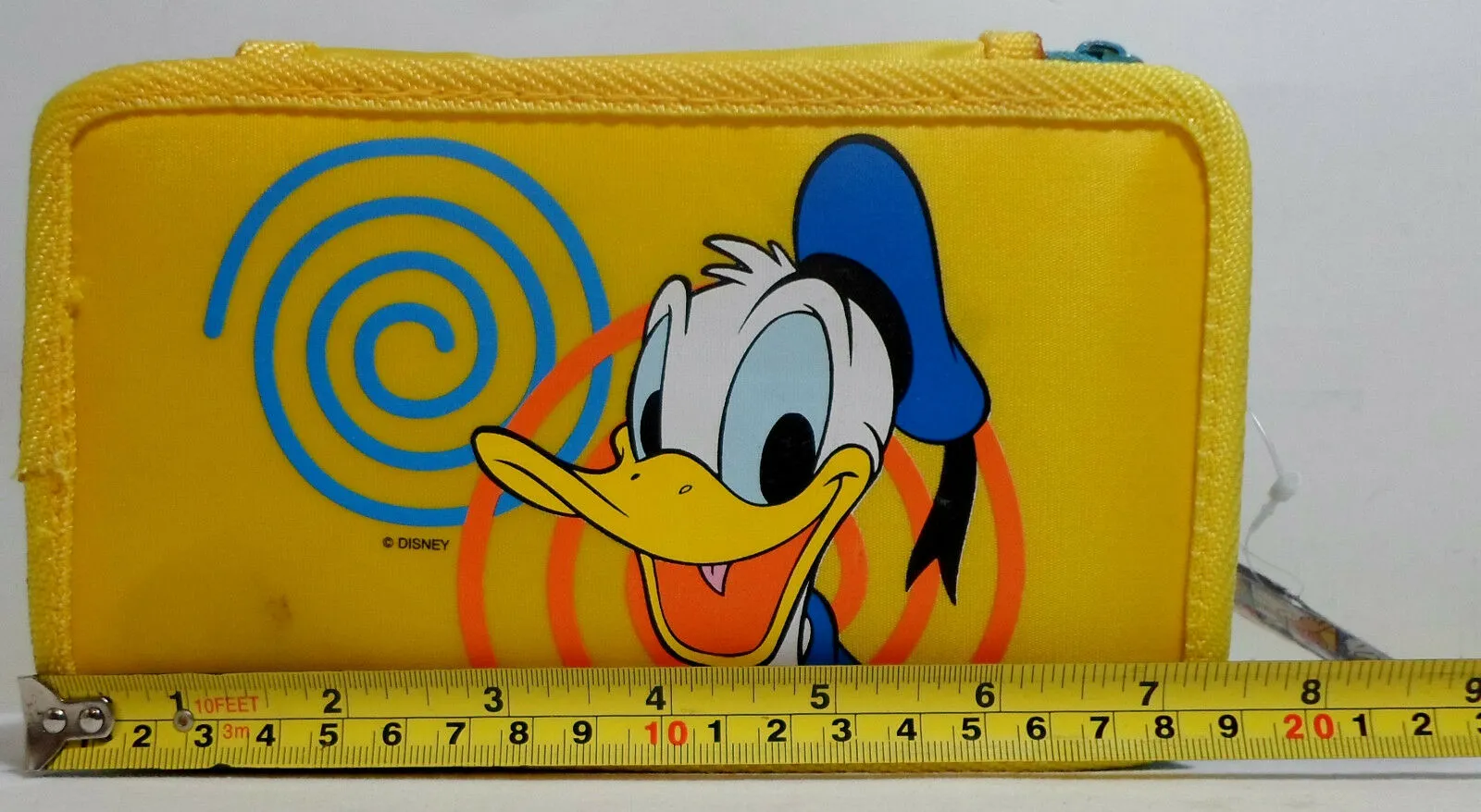 Vintage Donald Duck 80's Greek Gattegno Pencil Case Loaded Unused Stationary