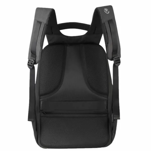 Volkano Deux Series 15.6" Laptop Backpack - Black/Charcoal