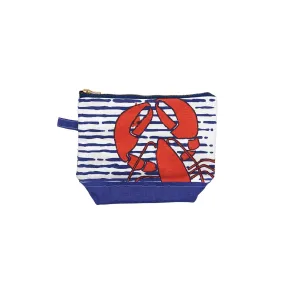 Waterline Lobster Canvas Cosmetic Bag