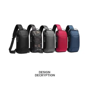 Waterproof Breathable USB Charging Port Sling Bag