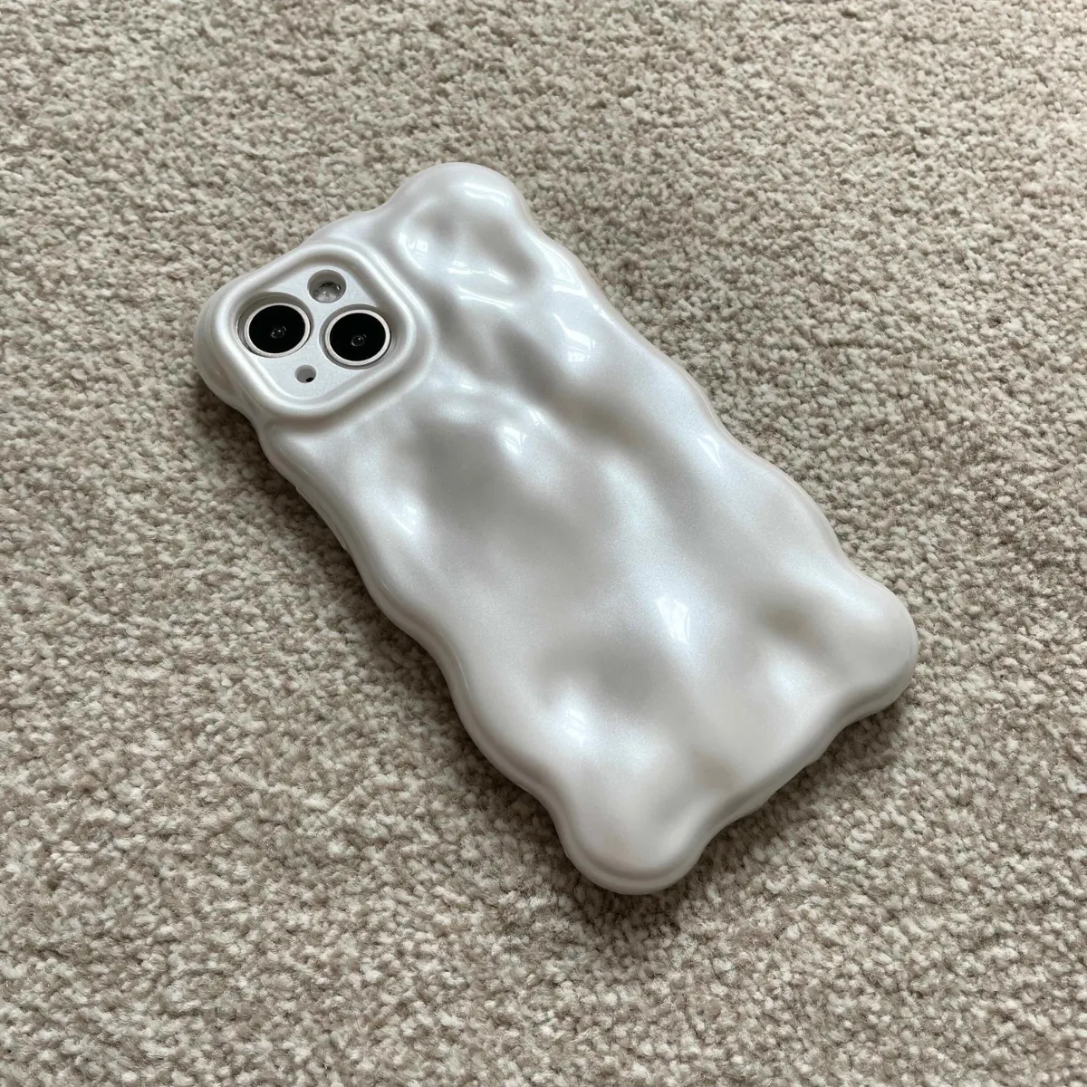 White Pearl 3D Phone Case