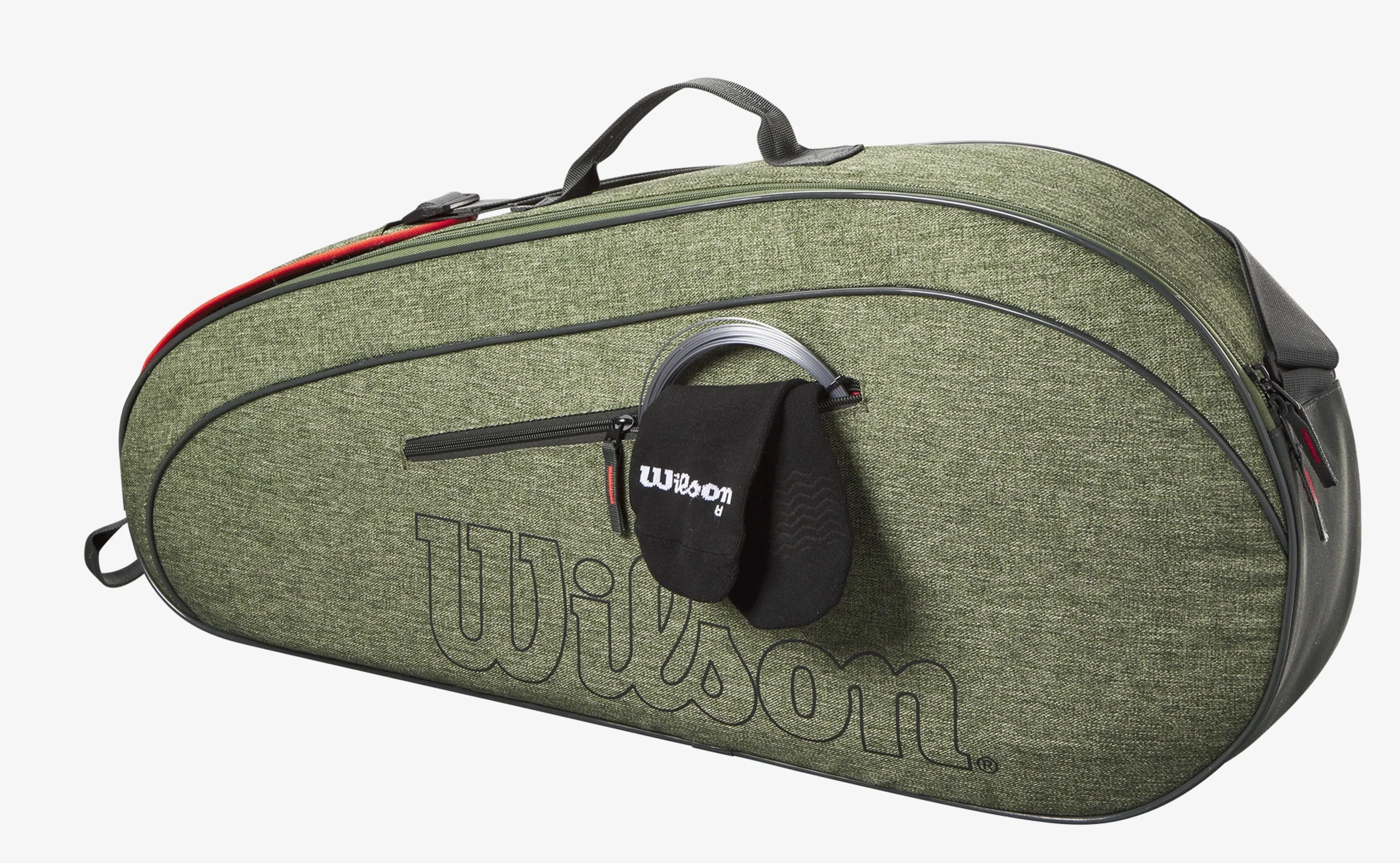 Wilson Team Pack 3-Racquet Bag Heather Green