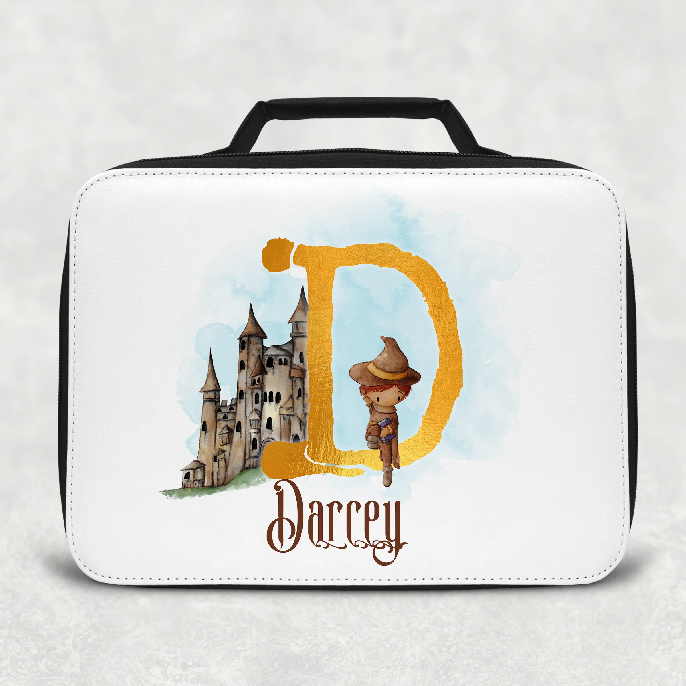 Wizard Alphabet Personalised Insulated Lunch Bag