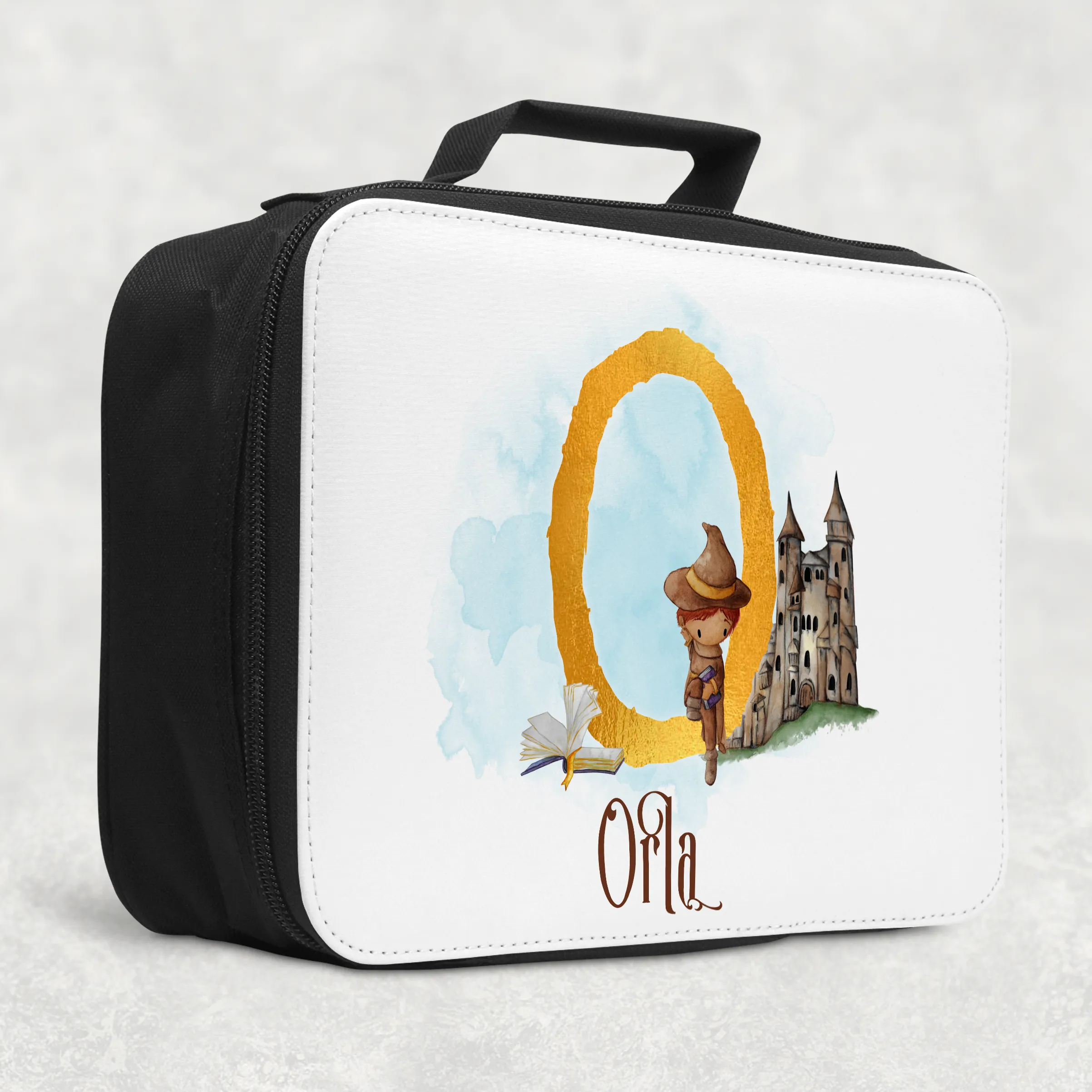 Wizard Alphabet Personalised Insulated Lunch Bag