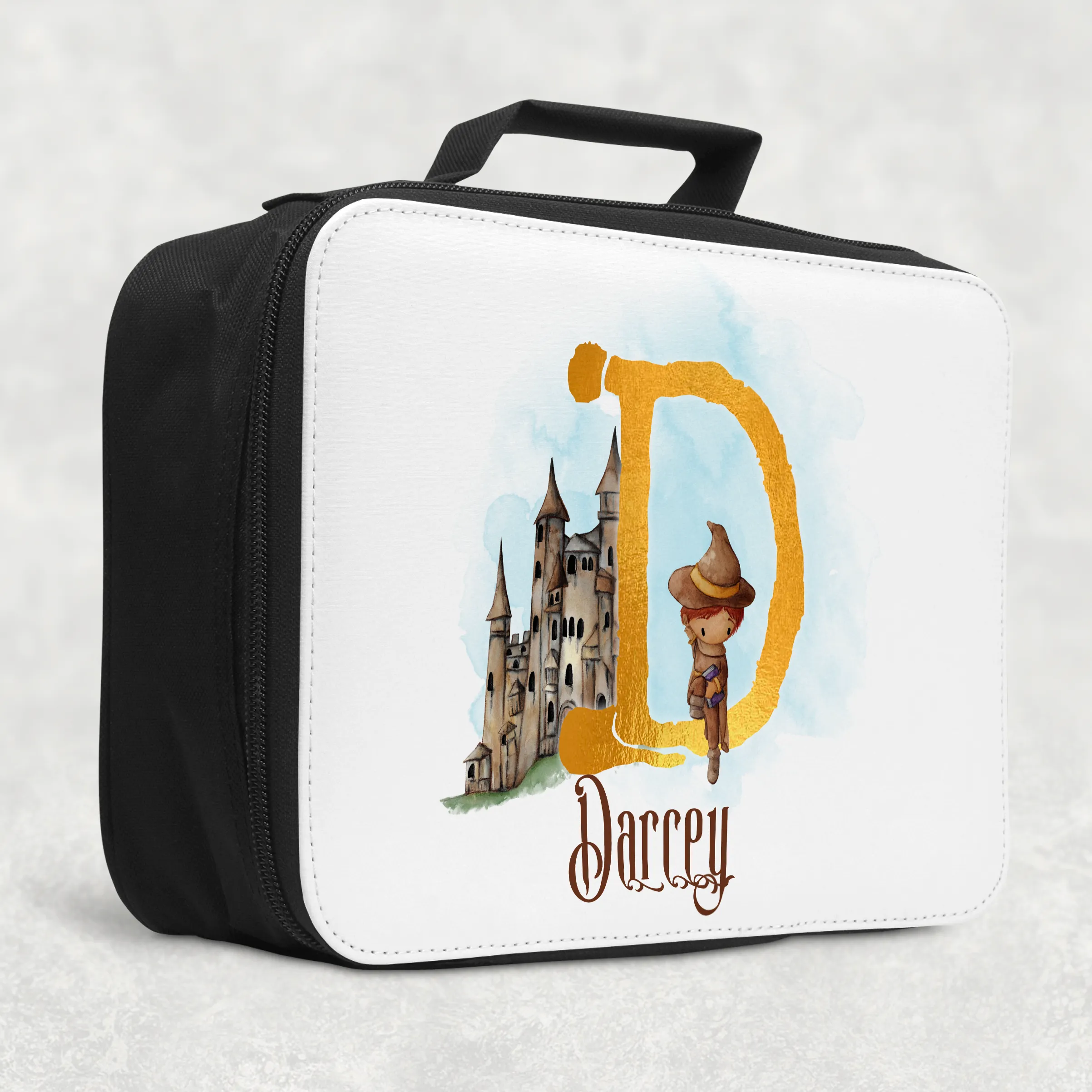 Wizard Alphabet Personalised Insulated Lunch Bag