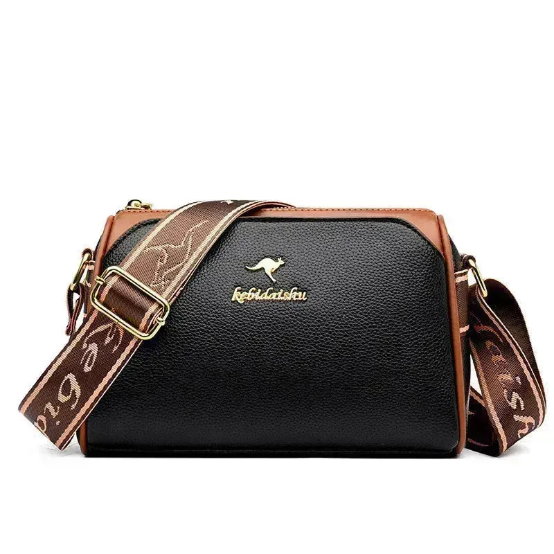 Women's Rhombus Leather Fashion Shoulder Messenger crossbody Bag