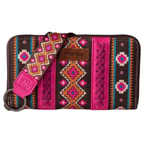 Wrangler South Western Large Wallet- Hot Pink