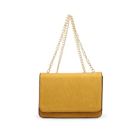 Yellow Casual Shoulder Bag P55540