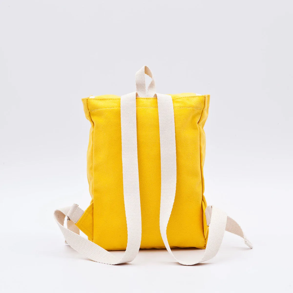 YKRA Scout Cotton Strap Backpack Yellow